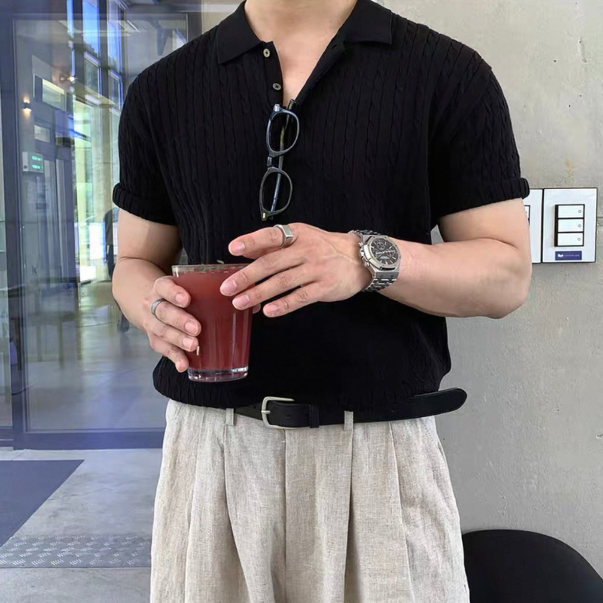 Korean Trend Men's Cool Knit