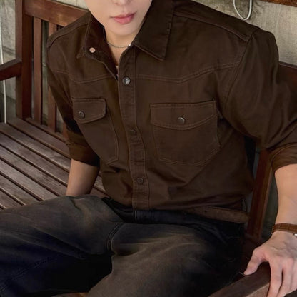 Vintage Utility Pocket Shirt