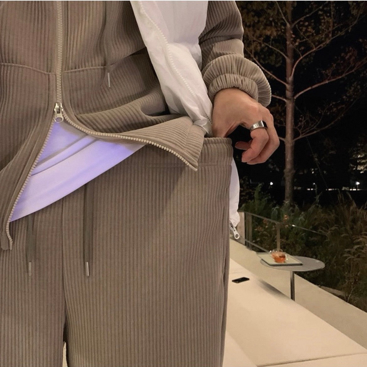 Casual Hoodie Knit Setup