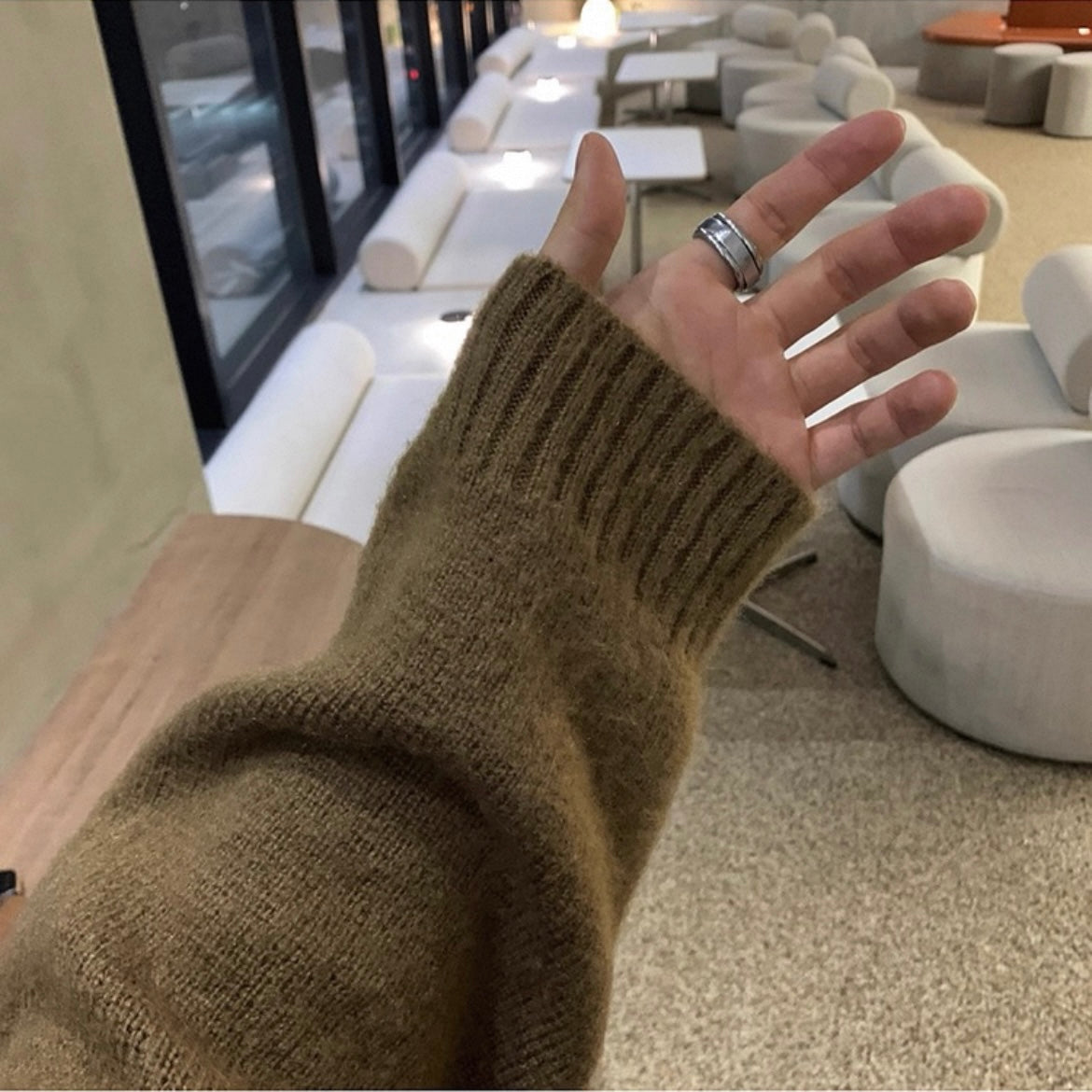 Korean Casual Mohair Sweater