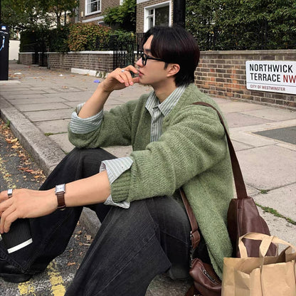 Korean Wool Knit Cardigan