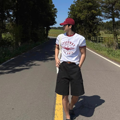 Retro Color Block T-Shirt