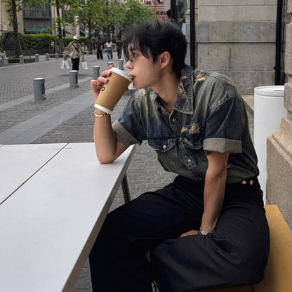 Casual Loose Denim Shirt