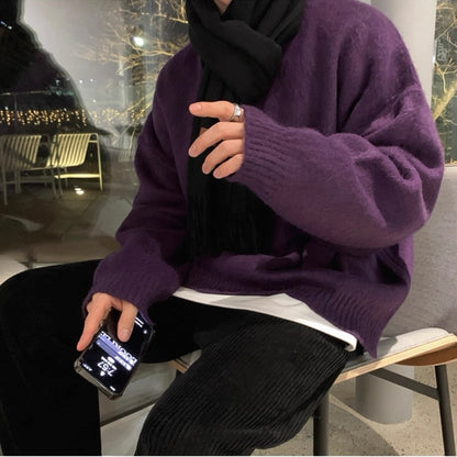 Korean Casual Mohair Sweater