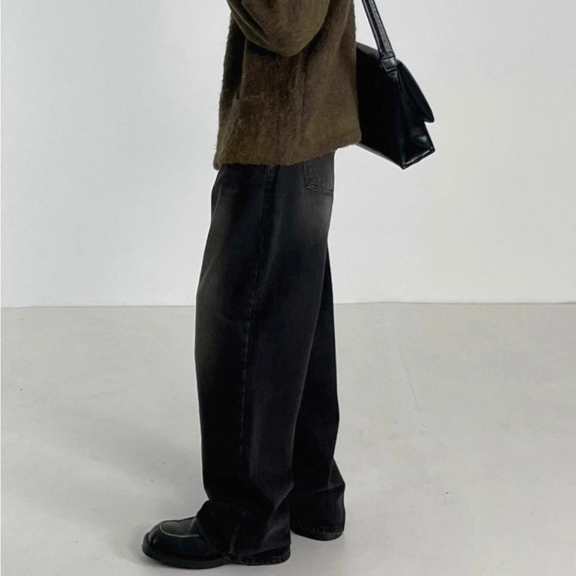 Korean Loose Wide-Leg Jeans