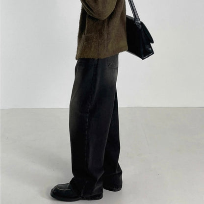 Korean Loose Wide-Leg Jeans