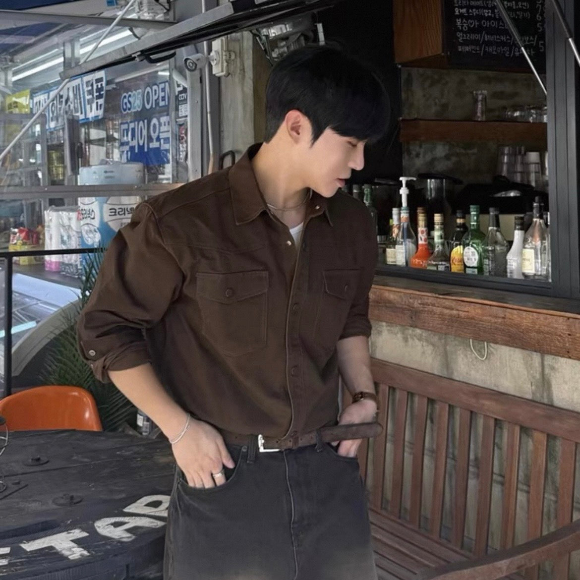 Vintage Utility Pocket Shirt