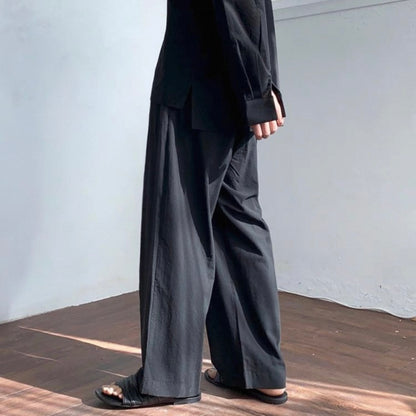 Lightweight Linen Wide-Leg Pants