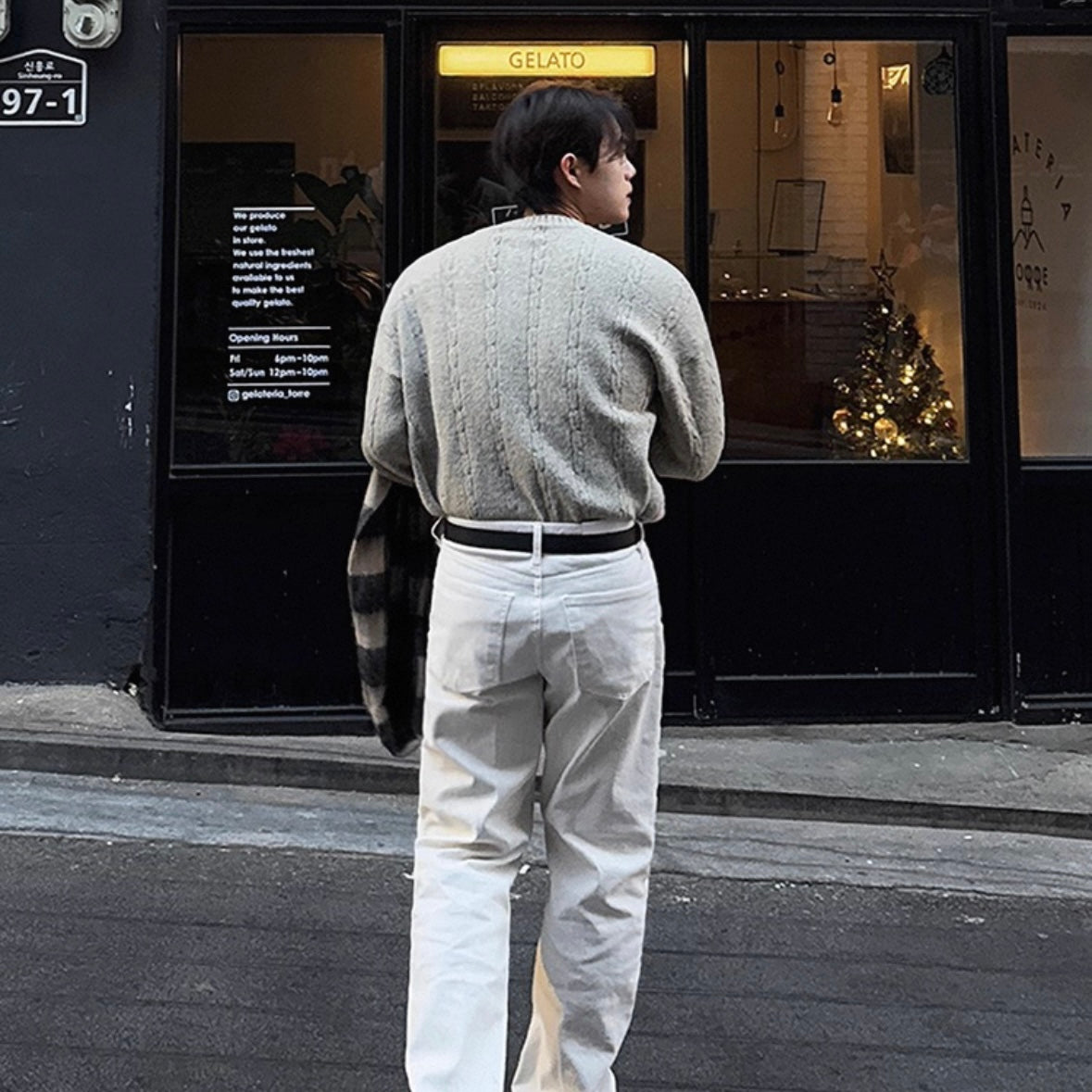 Loose Knit Henry Sweater