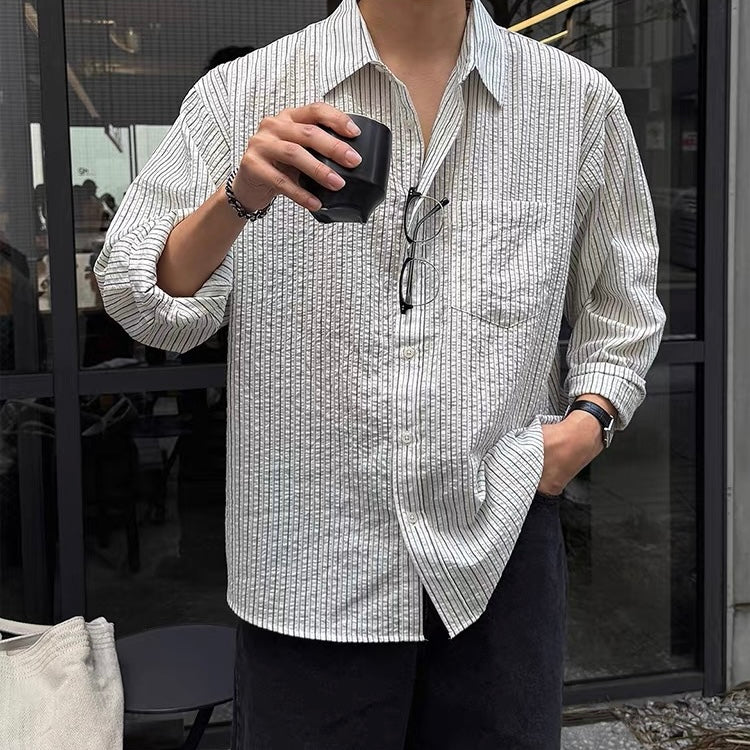 Seersucker Stripe Shirt