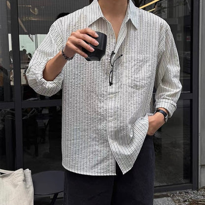 Seersucker Stripe Shirt