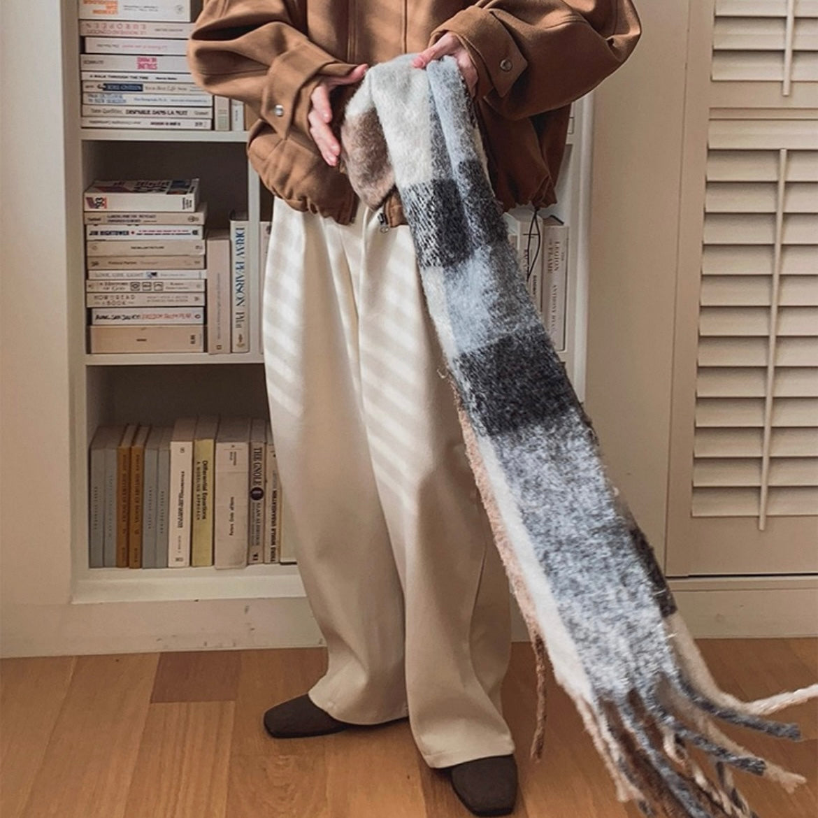 Winter Wide-Legged Commuter Pants