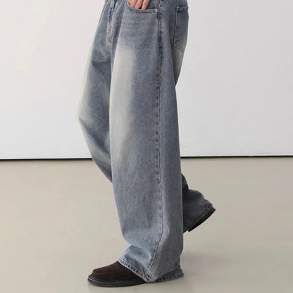 Korean Style Wide-Leg Jeans