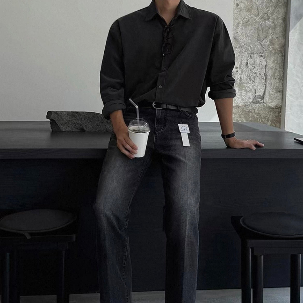 Silky Drape Relaxed Shirt