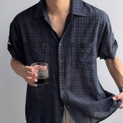 Muted Check Relaxed Shirt