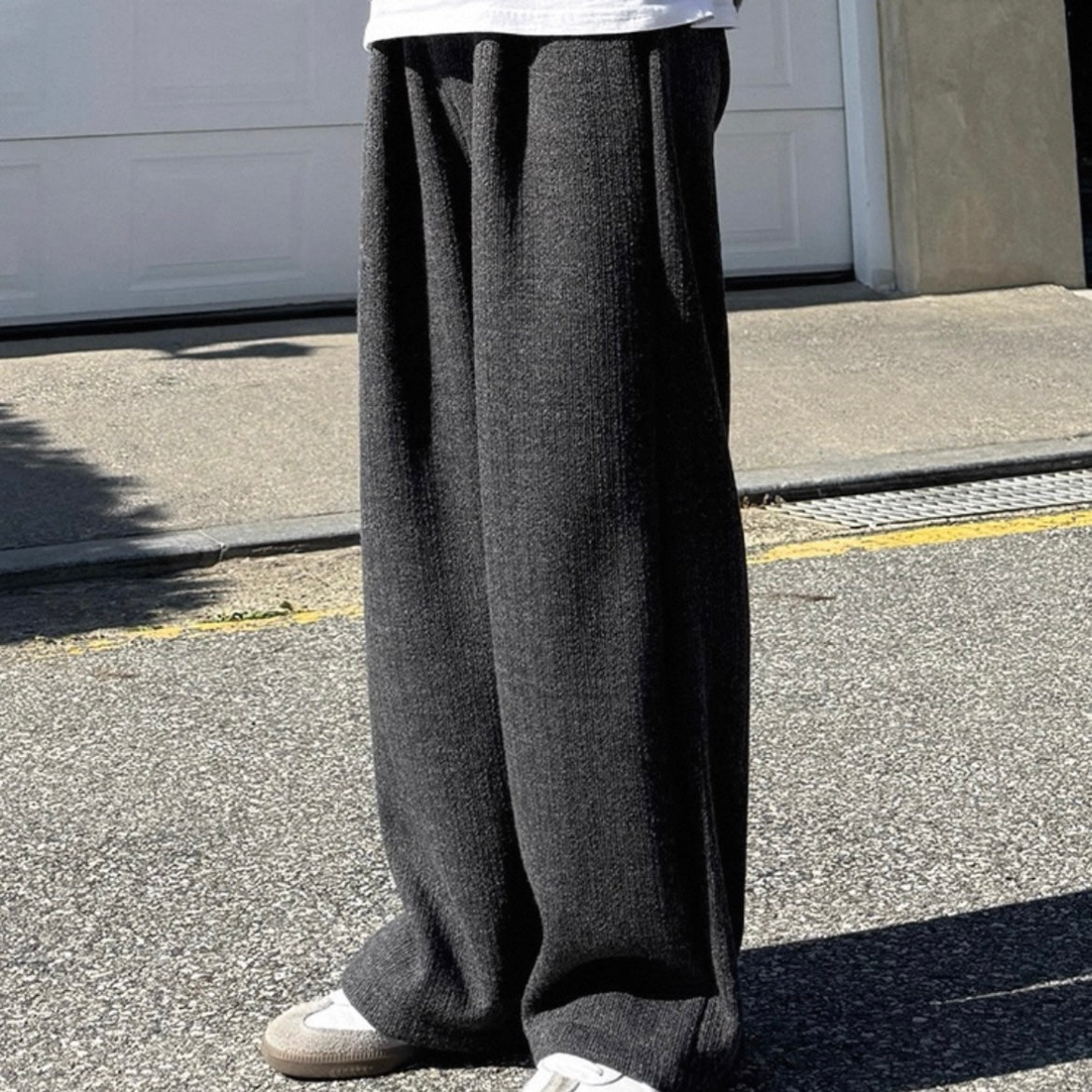Winter Wide-Legged Casual Pants
