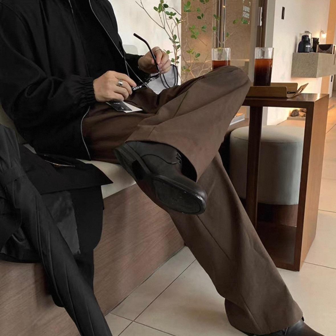 Trendy Loose Drape Pants
