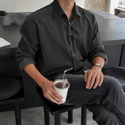 Silky Drape Relaxed Shirt