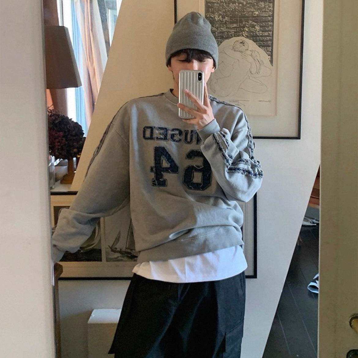 Korean Trend Embroidered Sweater