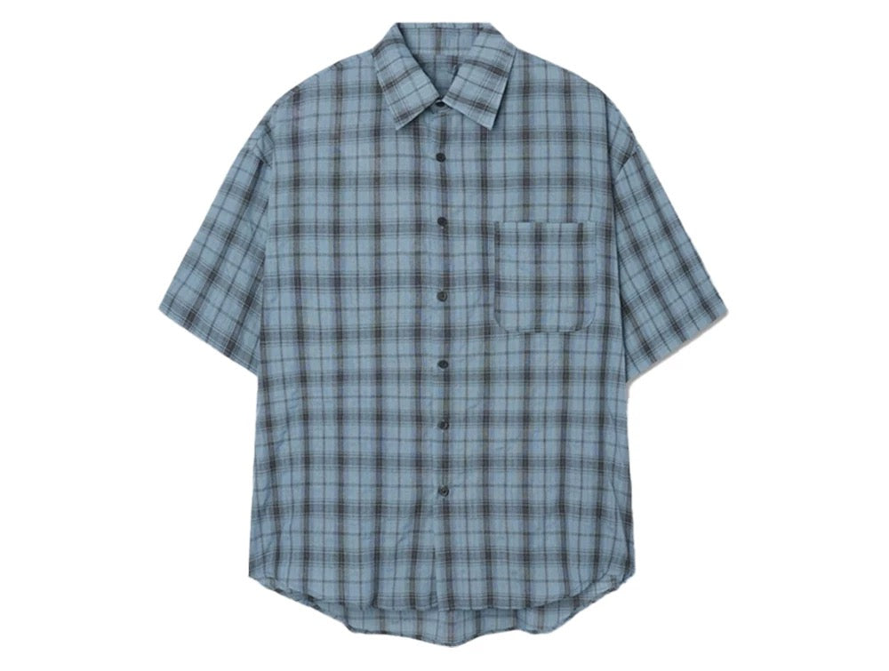 Korean Checkered loose shirt