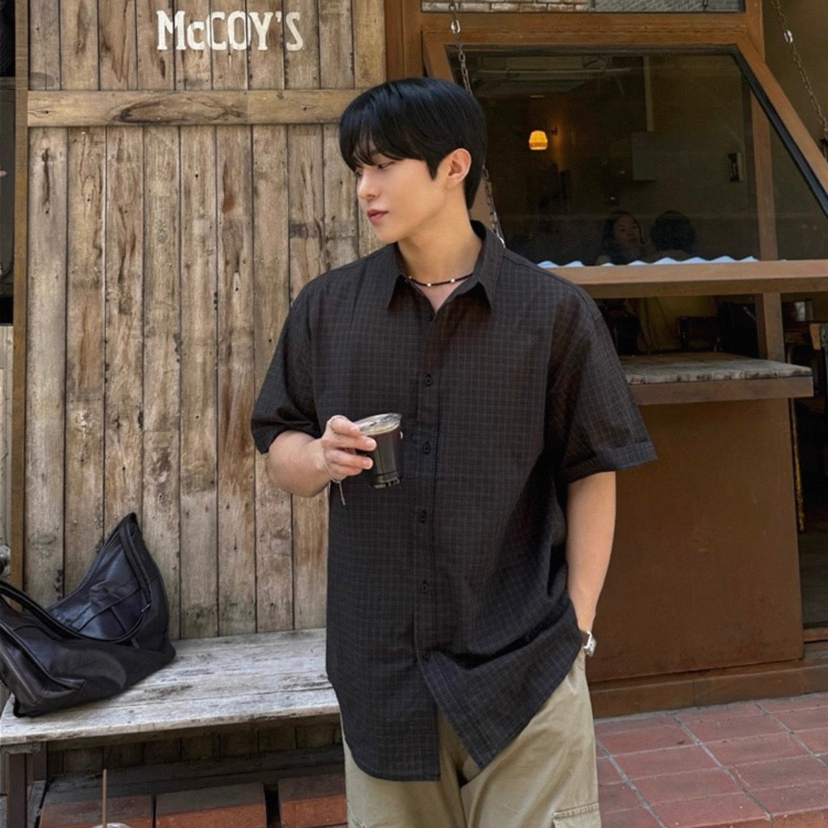 Korean Style Short-Sleeve Shirt