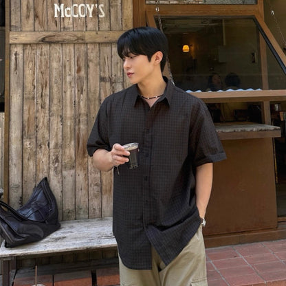 Korean Style Short-Sleeve Shirt