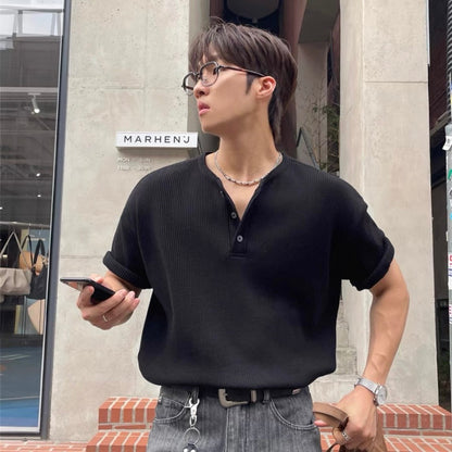 Loose Summer Collared T-shirt