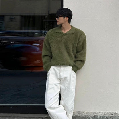 Loose Knit Sweater for Men