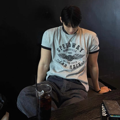Retro Color Block T-Shirt
