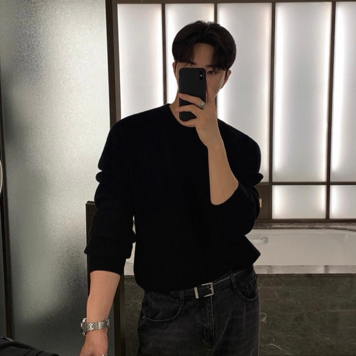 Korean Style Loose Knit Sweater