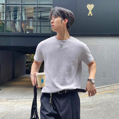 Minimalist Korean Waffle T-Shirt