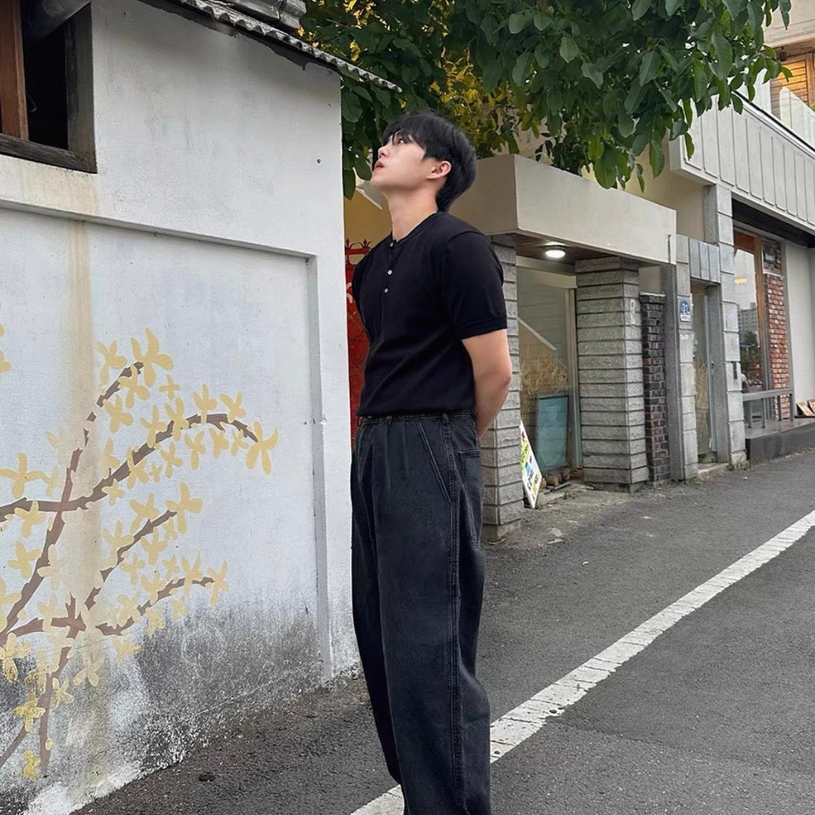 Slim Breathable Knitted T-Shirt