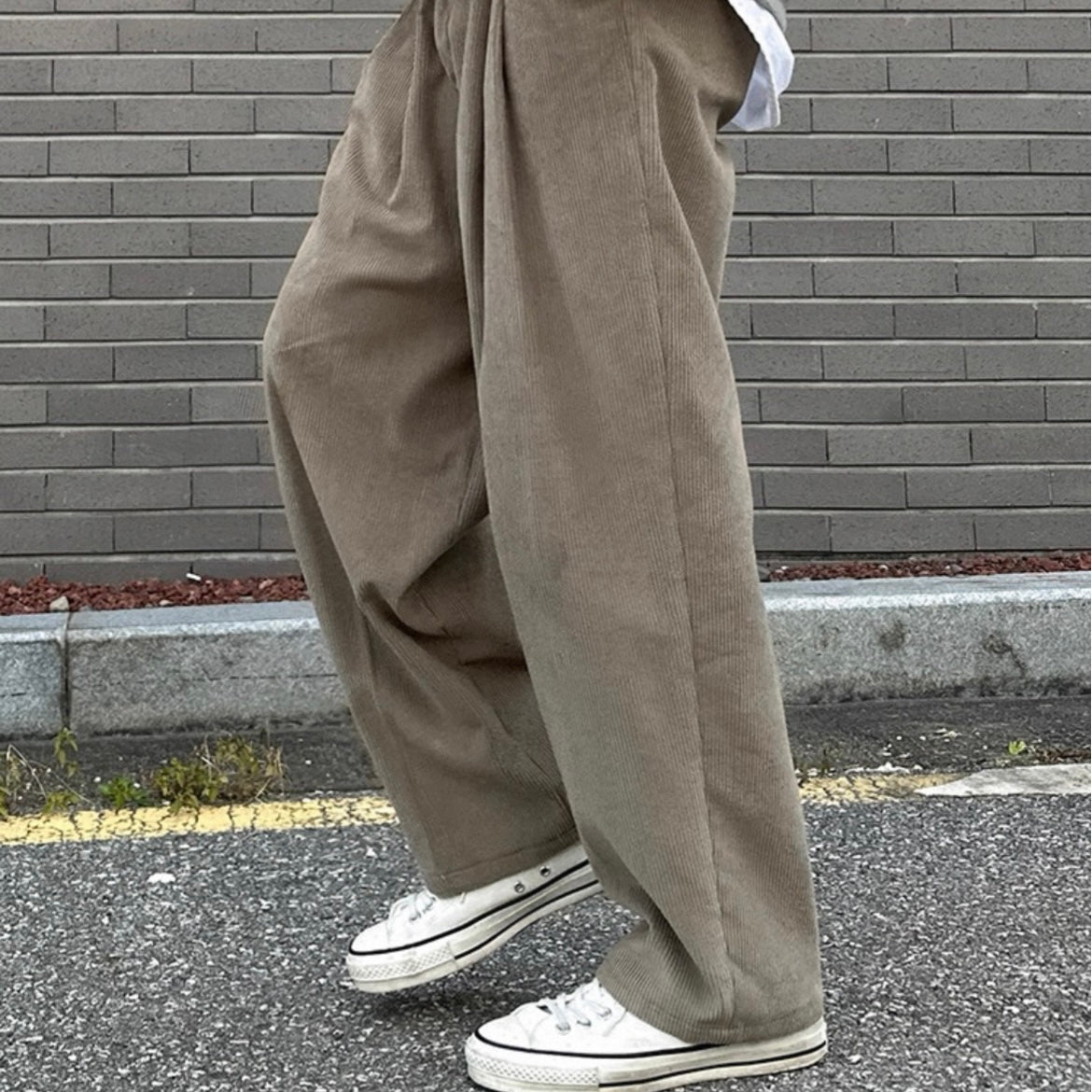 Casual Wide-Leg Pants