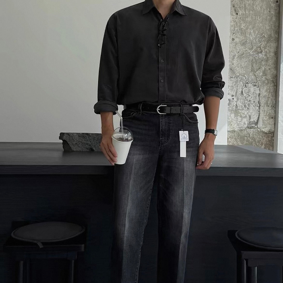 Silky Drape Relaxed Shirt