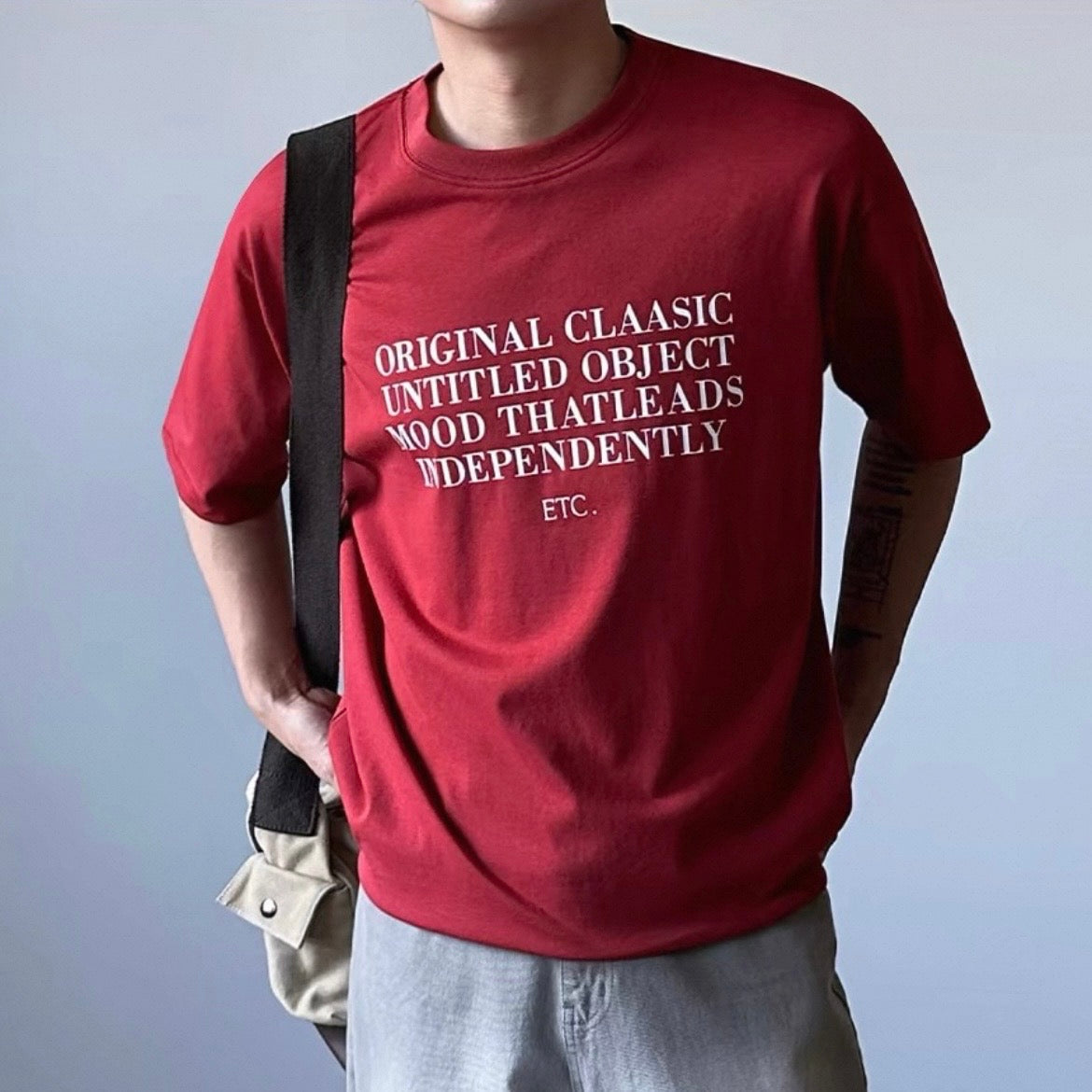 Gangster Style Printed T-Shirt
