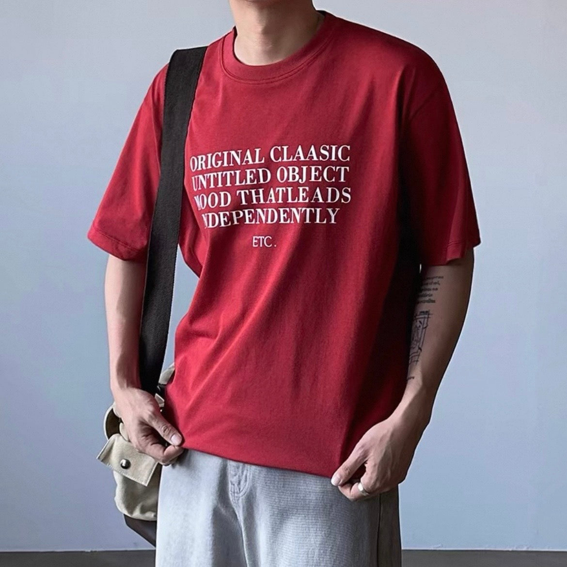 Gangster Style Printed T-Shirt