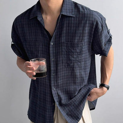 Muted Check Relaxed Shirt