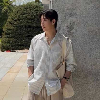 Noel Stripe Oversized Shirt