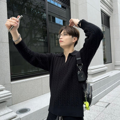 Model Zip Knit Sweater