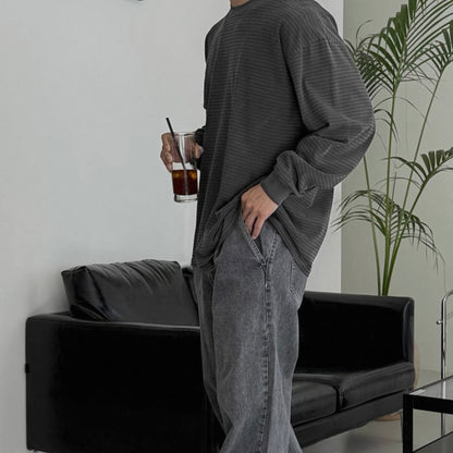 Shadow Stripe Long Sleeve Tee