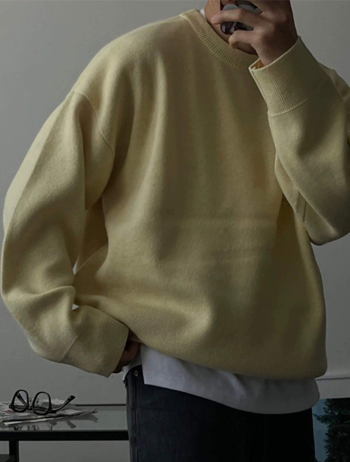 -Kr- Loose Knit Sweater