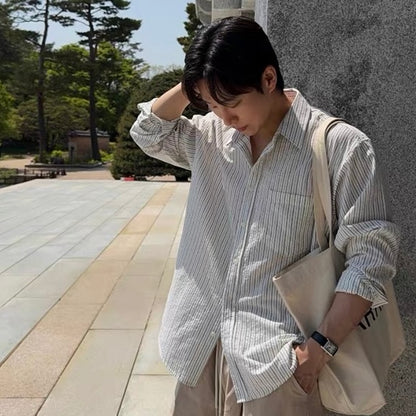 Noel Stripe Oversized Shirt