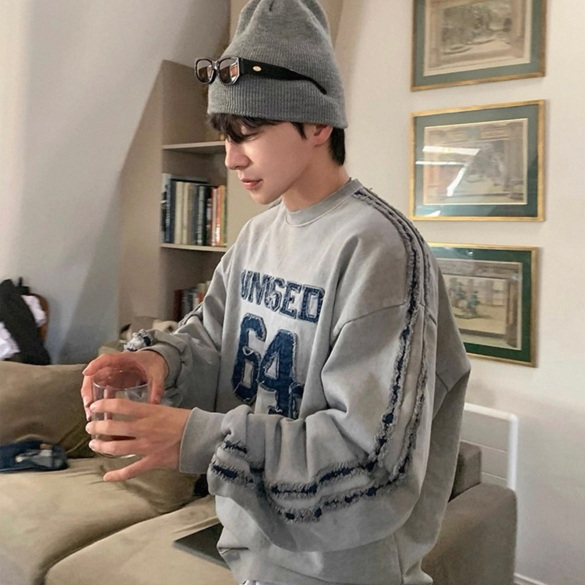 Korean Trend Embroidered Sweater