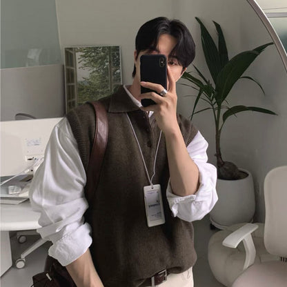 Casual Knit Vest