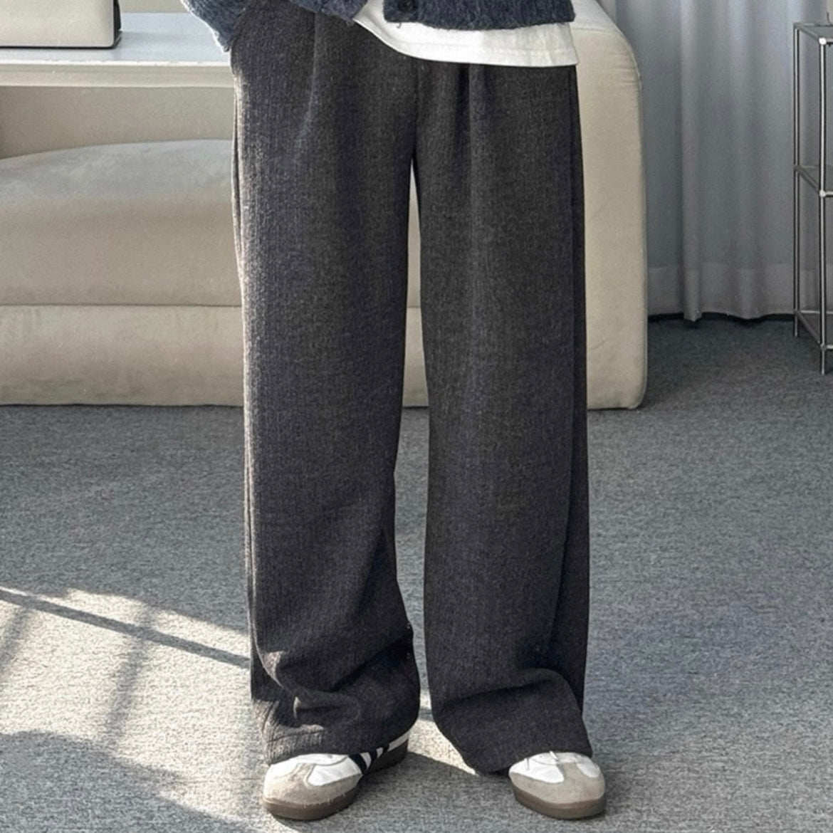 Winter Wide-Legged Casual Pants