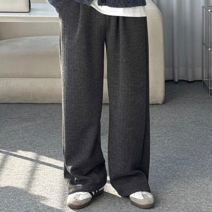 Winter Wide-Legged Casual Pants