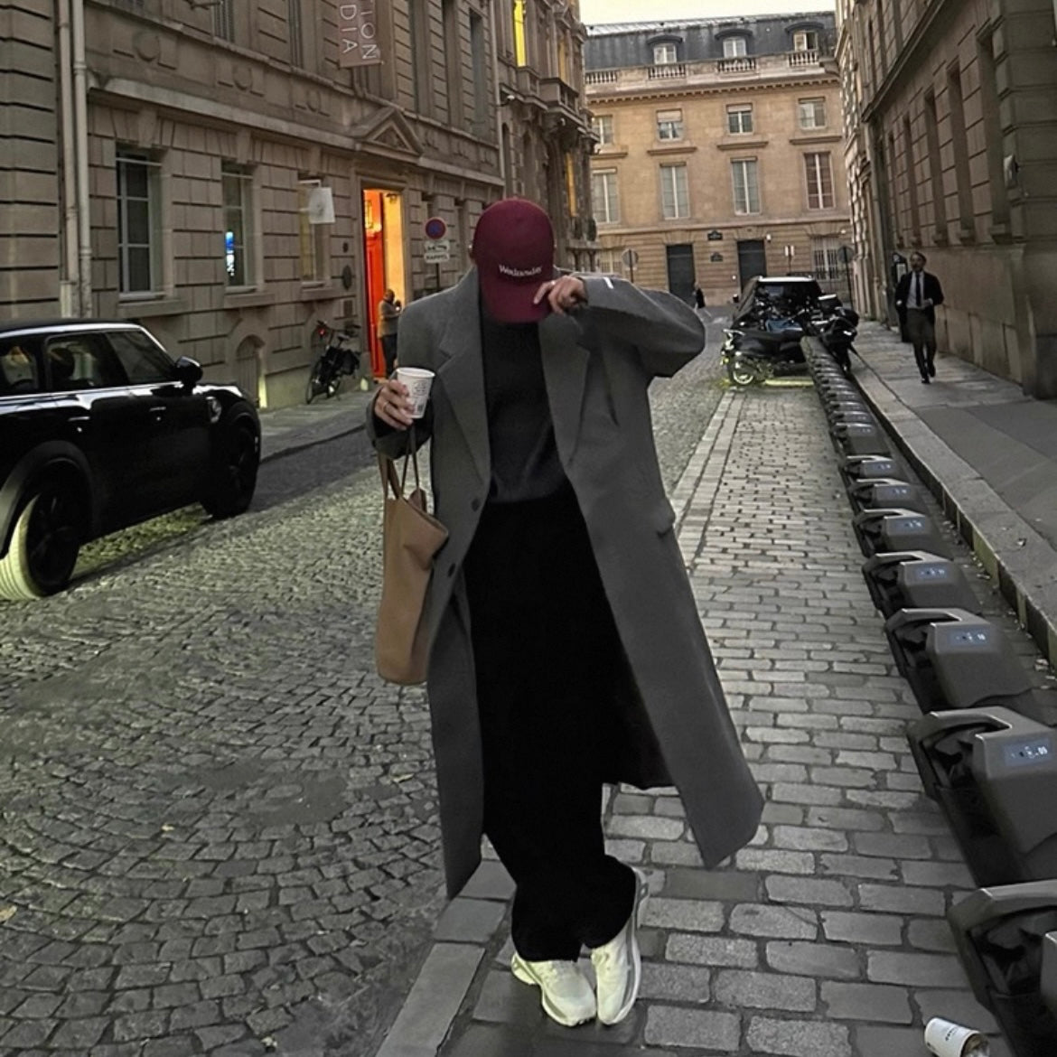 Men's Warm Wool Trench Coat