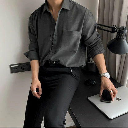 Men's Korean Casual Non-Iron Shirt