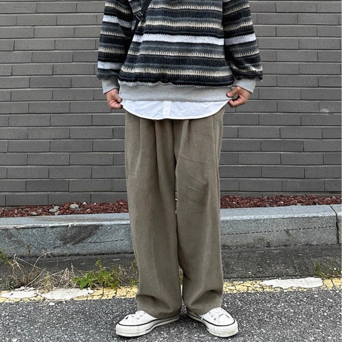 Casual Wide-Leg Pants