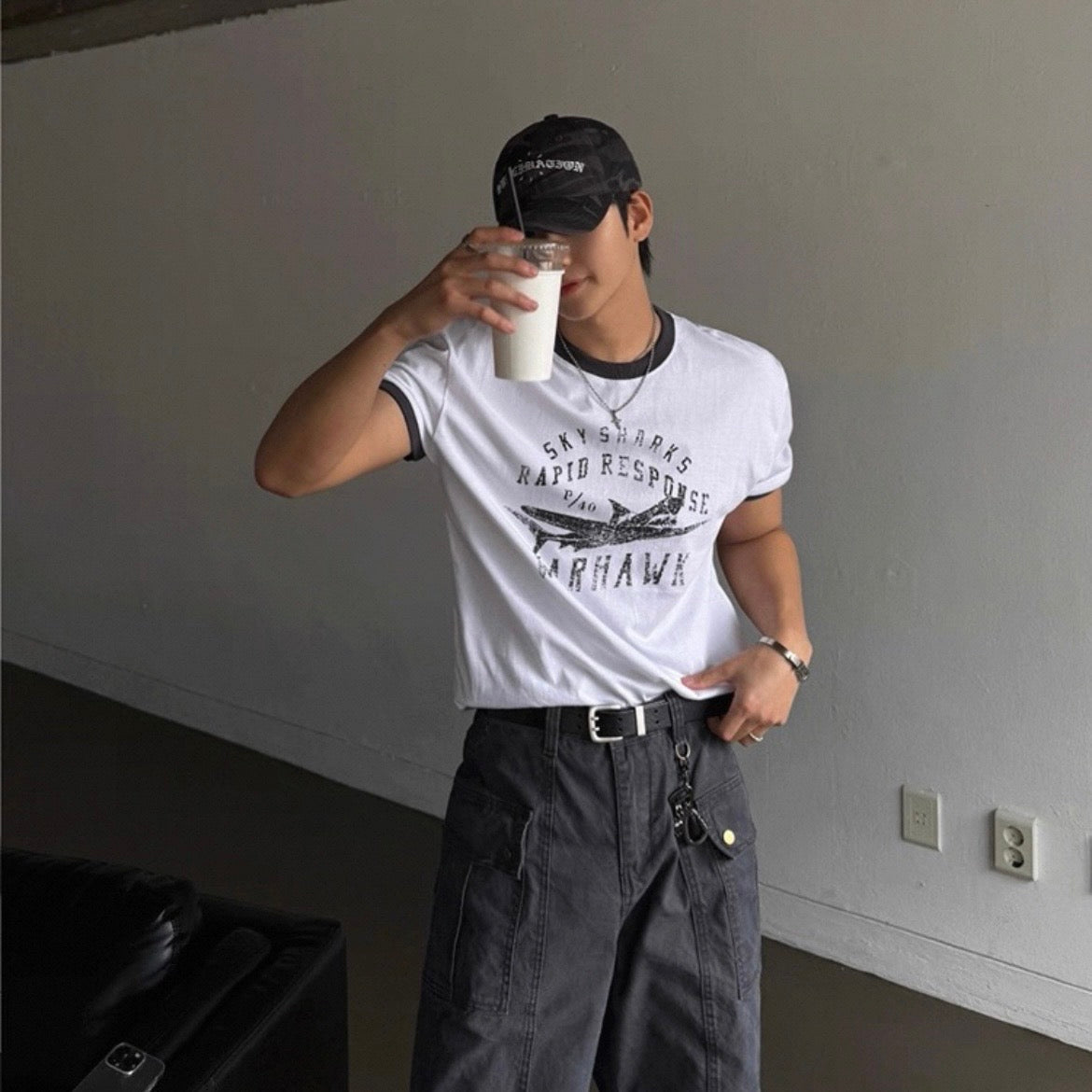 Retro Color Block T-Shirt